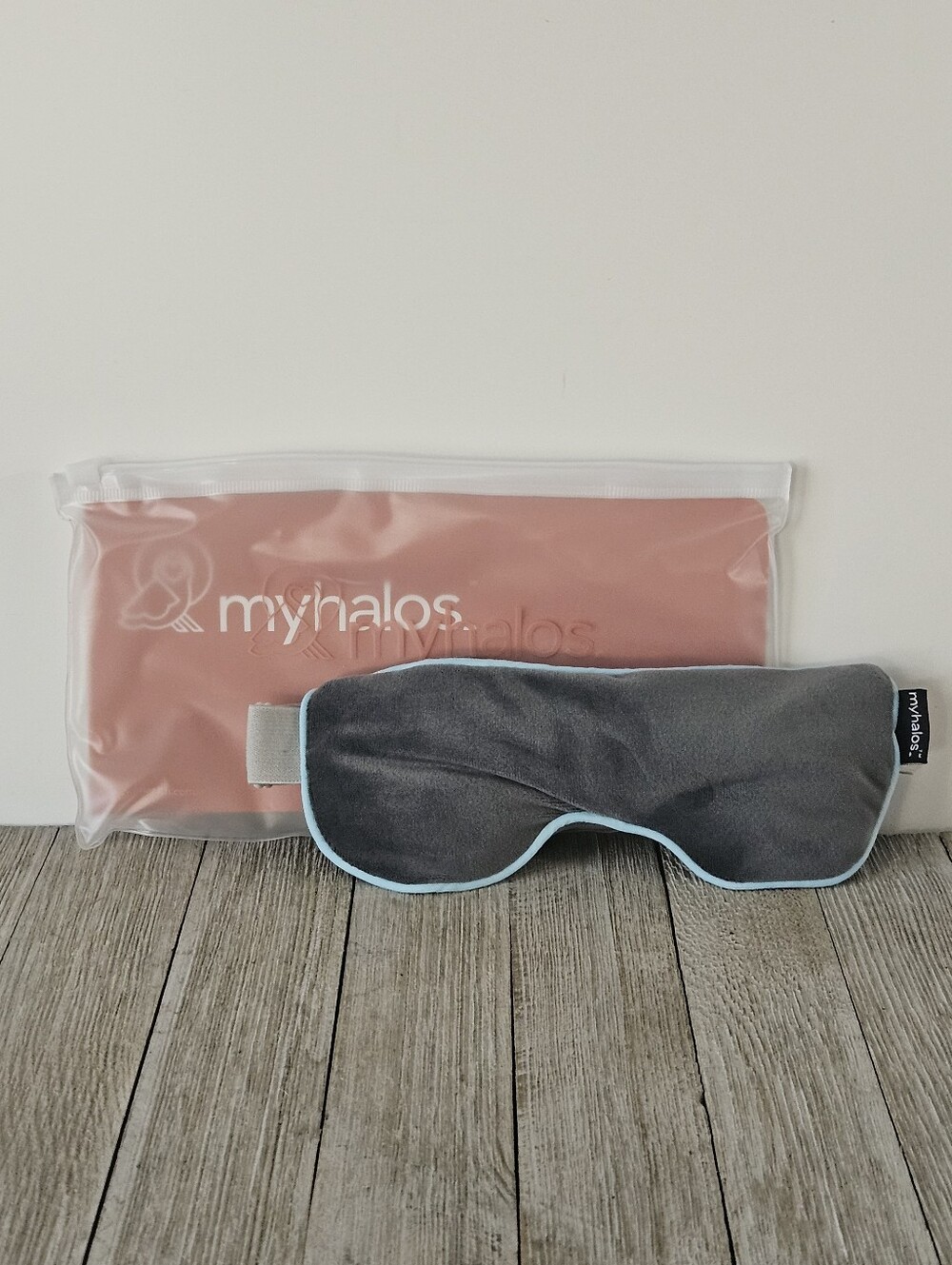 MyHalos Microwave-Activated Heated Eye Mask Reusable Moist Heat Compress Using